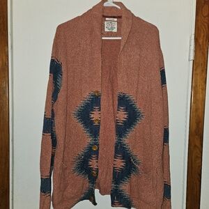Lucky Brand True Indigo Men’s Academic Cardigan Western